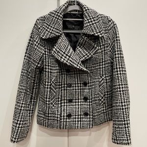 Banana Republic- Wool blend jacket peacoat womens